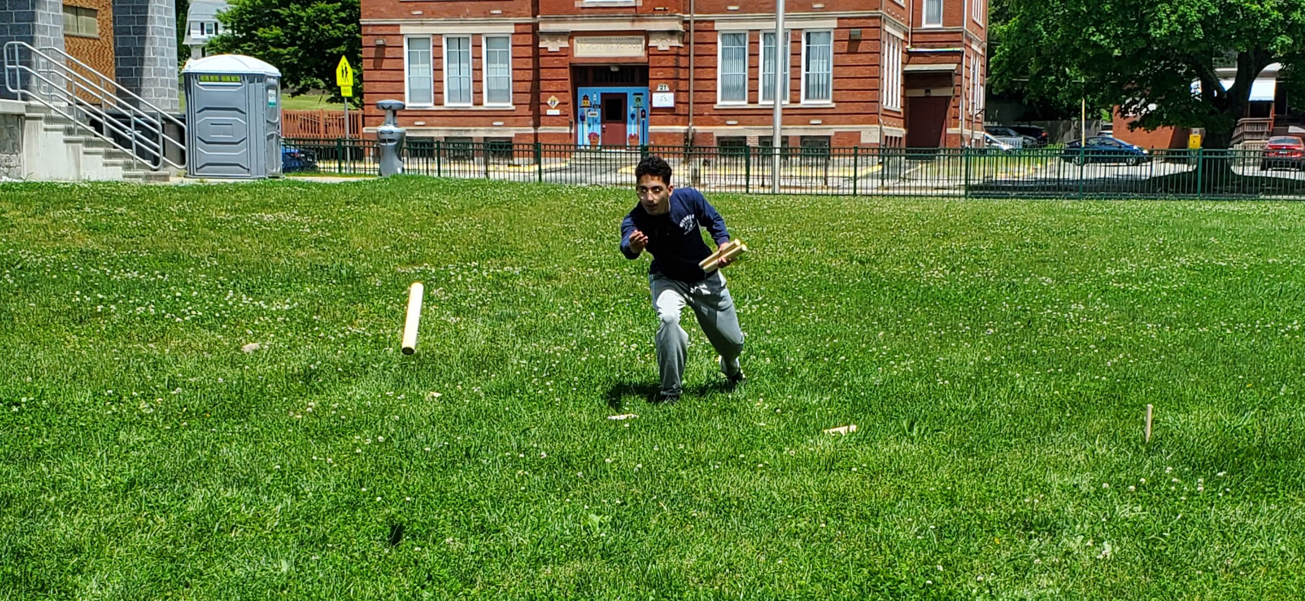 Youth Promise peer mediation training celebration with field games